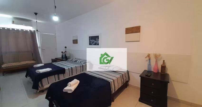 Kitnet com 1 dormitório para alugar, 33 m² por R$ 1.700,00/mês - Centro - Caraguatatuba/SP