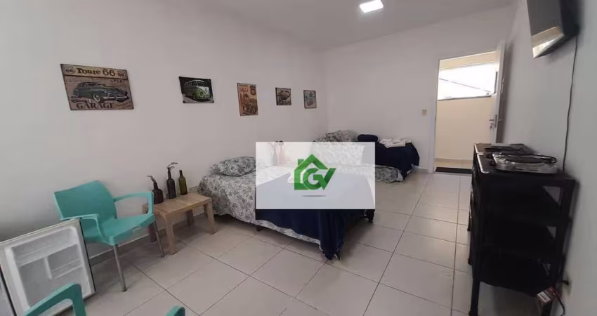 Kitnet com 1 dormitório para alugar, 30 m² por R$ 1.480,00/mês - Centro - Caraguatatuba/SP