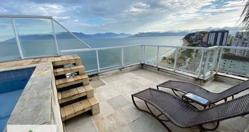 Cobertura com 4 dormitórios à venda, 220 m² por r$ 2.400.000,00 - martim de sá - caraguatatuba/sp
