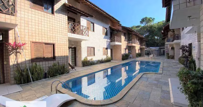 Flat com 1 dormitório à venda, 36 m² por r$ 365.000,00 - juquehy - são sebastião/sp