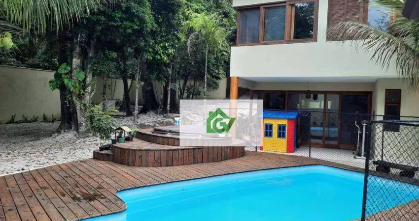 Sobrado com 4 dormitórios à venda, 335 m² por r$ 3.800.000,00 - park imperial - caraguatatuba/sp