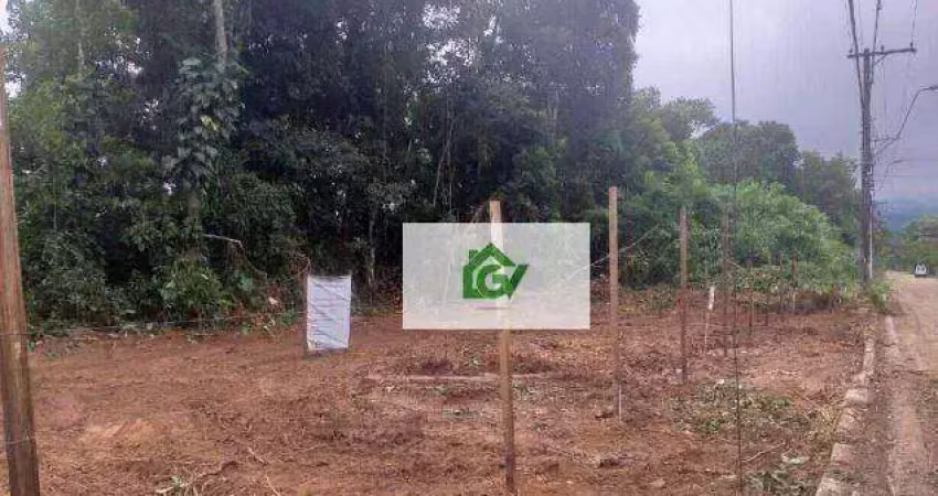 Terreno à venda, 377 m² por r$ 260.000,00 - massaguaçu - caraguatatuba/sp