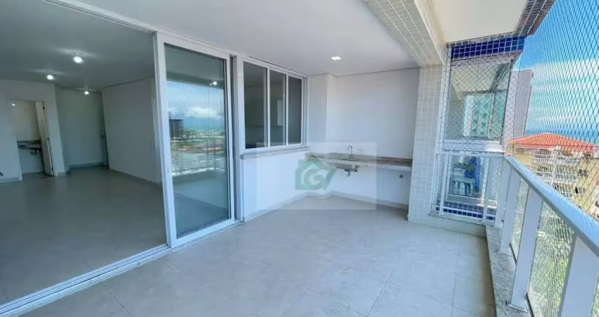 Apartamento com 3 dormitórios à venda, 130 m² por r$ 1.150.000,00 - praia indaiá - caraguatatuba/sp