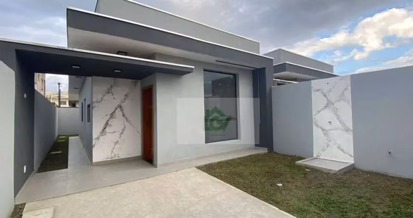 Casa com 2 dormitórios à venda, 61 m² por r$ 390.000 - balneário dos golfinhos - caraguatatuba/sp