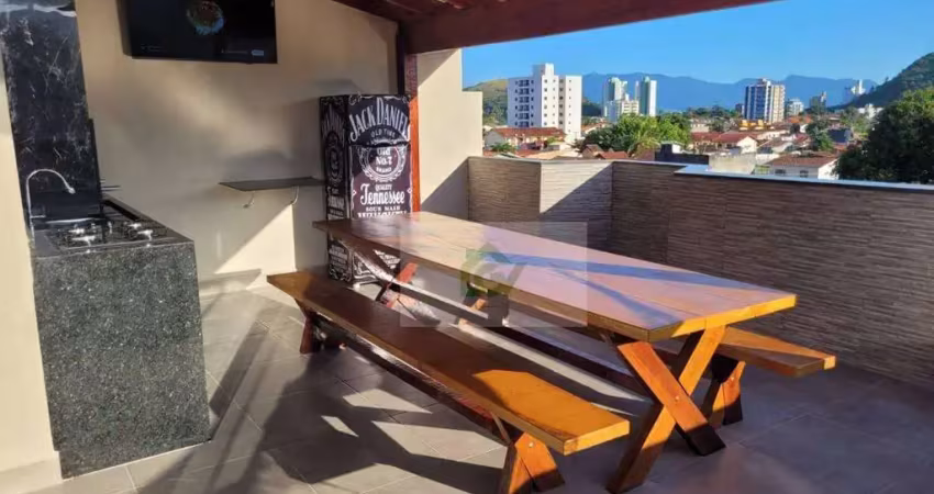 Cobertura com 3 dormitórios à venda, 210 m² por r$ 750.000,00 - martim de sá - caraguatatuba/sp