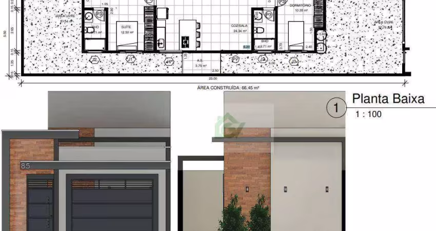 Casa com 2 dormitórios à venda, 66 m² por r$ 425.000 - balneário dos golfinhos - caraguatatuba/sp