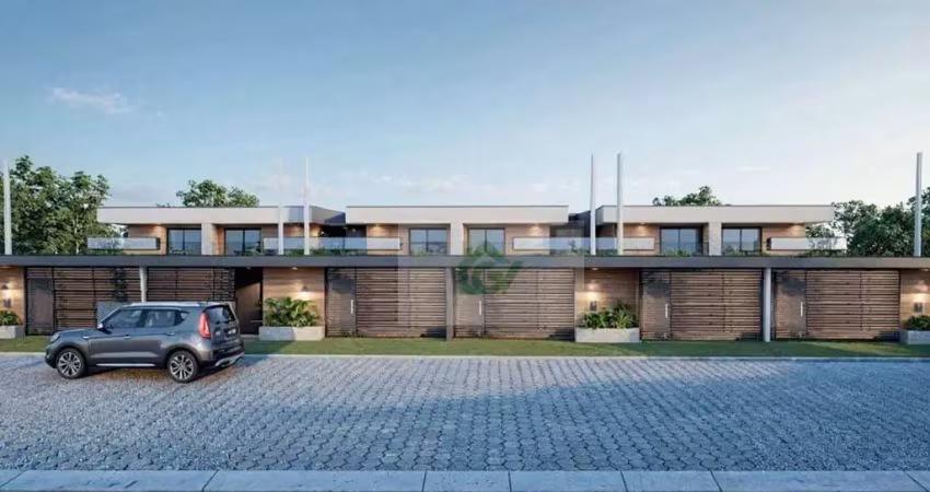 Casa com 2 dormitórios à venda, 62 m² por r$ 370.000 - balneário dos golfinhos - caraguatatuba/sp
