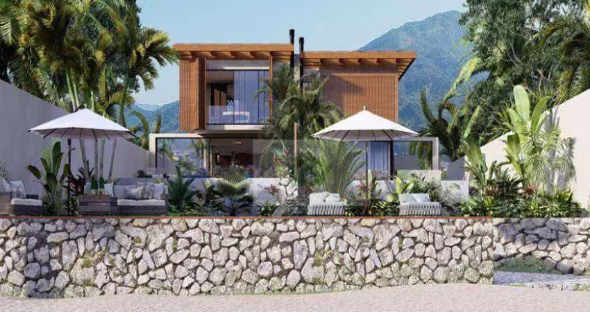 Casa com 6 dormitórios à venda, 600 m² por r$ 27.000.000,00 - baleia - são sebastião/sp