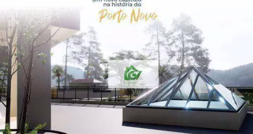 Apartamento com 1 dormitório à venda, 53 m² por r$ 403.200,00 - porto novo - caraguatatuba/sp