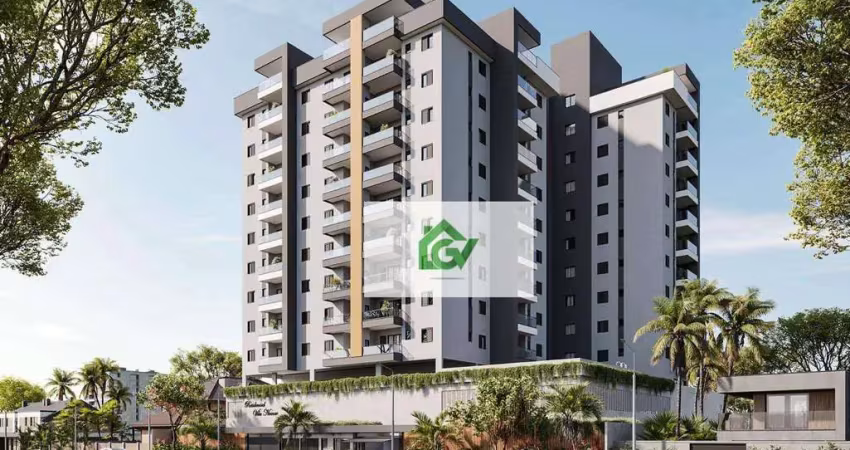 Apartamento com 2 dormitórios à venda, 62 m² por r$ 495.041,32 - praia das palmeiras - caraguatatuba/sp