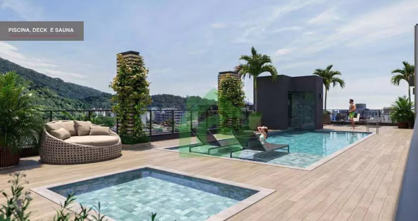 Apartamento com 1 dormitório suíte à venda, 40 m² por r$ 353.000 - toninhas - ubatuba/sp