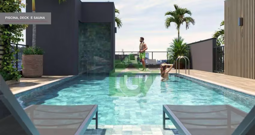Apartamento com 1 dormitório suíte à venda, 42 m² por r$ 364.000 - toninhas - ubatuba/sp