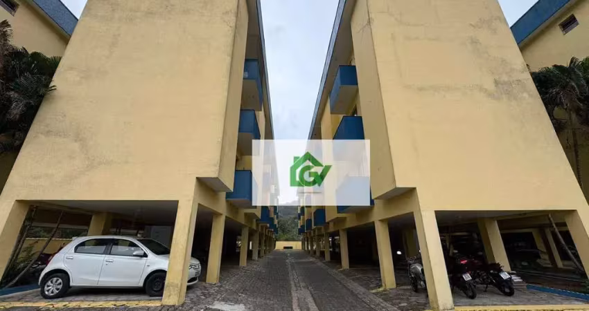 Apartamento com 2 dormitórios à venda, 46 m² por r$ 270.000,00 - martim de sá - caraguatatuba/sp