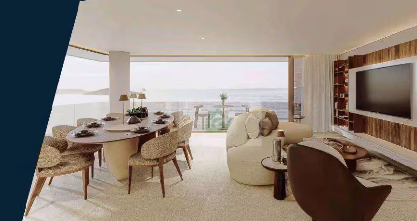 Apartamento com 3 dormitórios à venda, 155 m² - massaguaçu - caraguatatuba/sp