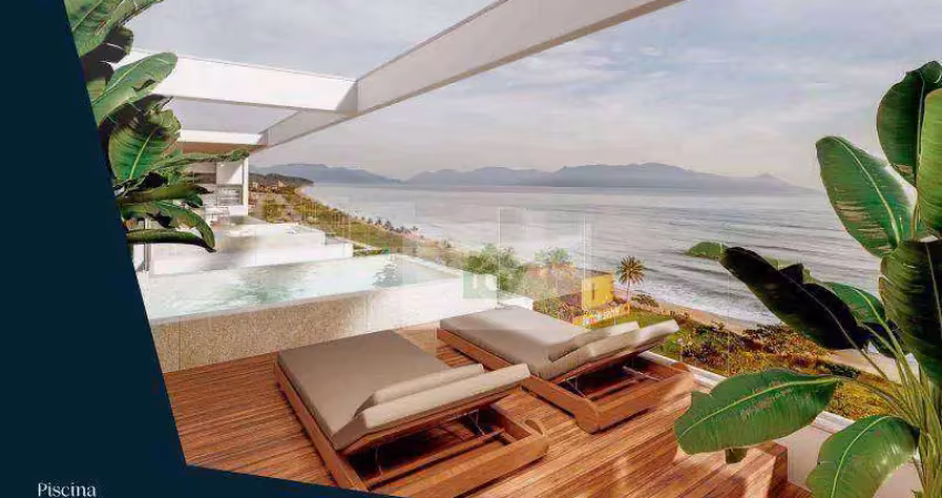 Apartamento duplex com 4 dormitórios à venda, 310 m² por r$ 2.448.815,21 - massaguaçu - caraguatatuba/sp