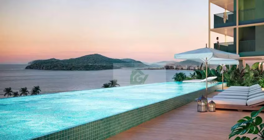 Apartamento com 2 dormitórios suíte terraço à venda, 137 m², preços sob consulta - centro - caraguatatuba/sp