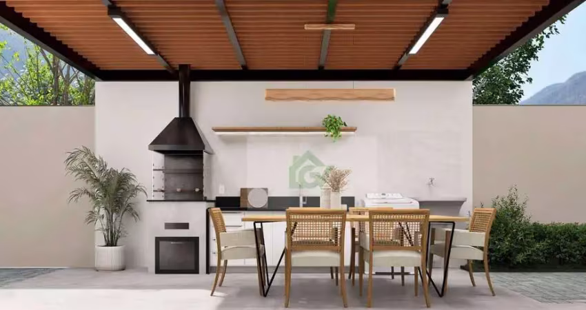 Casa com 1 dormitório à venda, 32 m² por r$ 310.000,00 - pontal de santa marina - caraguatatuba/sp