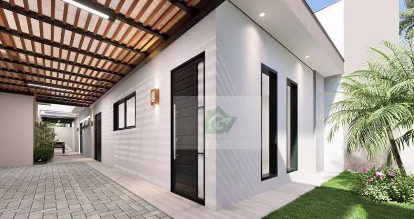 Casa com 3 dormitórios à venda, 88 m² por r$ 685.000,00 - pontal de santa marina - caraguatatuba/sp