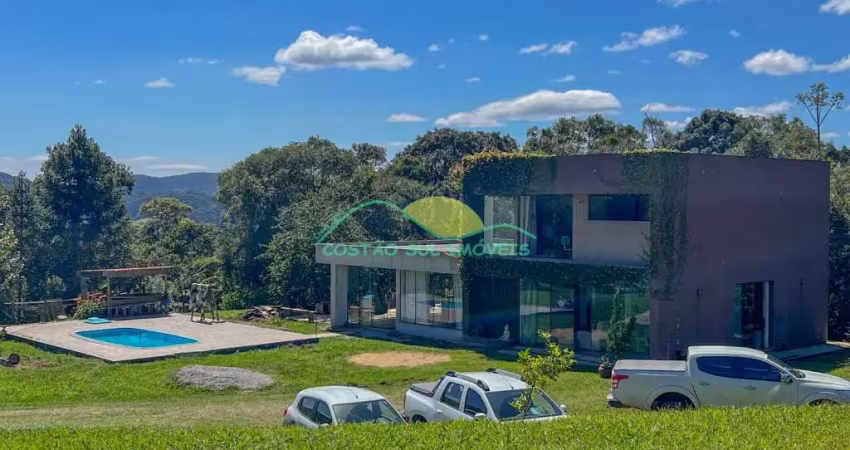 Sítio encantador em rancho queimado – piscina, lareira e nascente privativa - angelina – rancho que