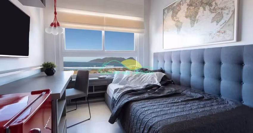 Apartamento com vista panorâmica e acesso privativo à praia -  condomínio island home & resort, mor