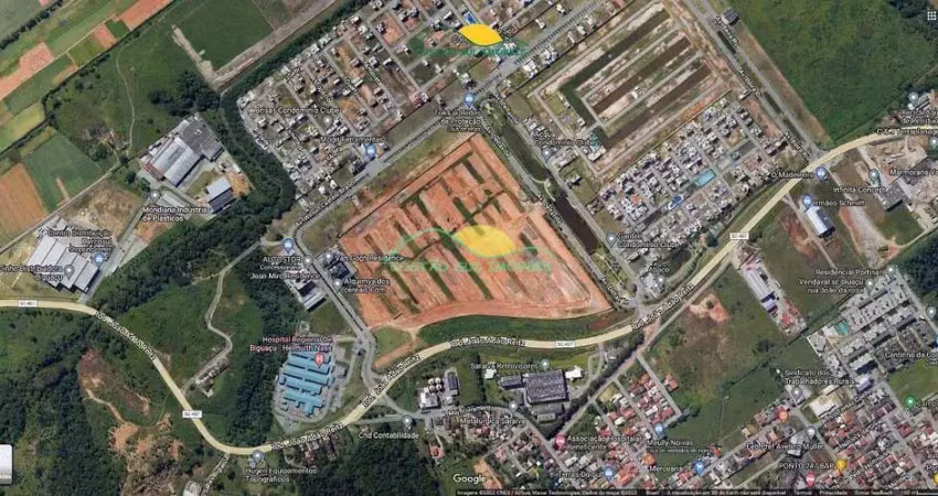 Lotes planos, a partir de 150m²,blue condomínio clube, deltaville – biguaçu/sc | a apenas 1,6 km da