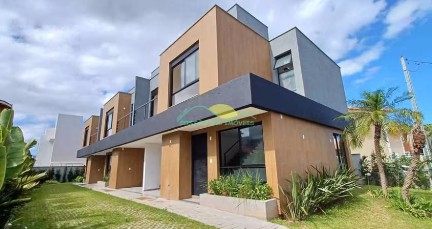 Casa geminada com 3 quartos, sendo um deles suíte, financiável - Campeche - Florianópolis/SC