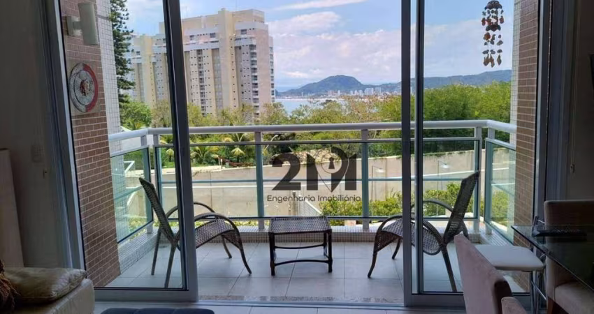 Apartamento Duplex com 2 dormitórios à venda, 80 m² por R$ 880.000,00 - Parque Enseada - Guarujá/SP