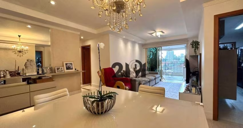 Apartamento com 3 dormitórios sendo 2 suítes à venda, 123 m² por R$ 1.810.000 - Santana - São Paulo/SP