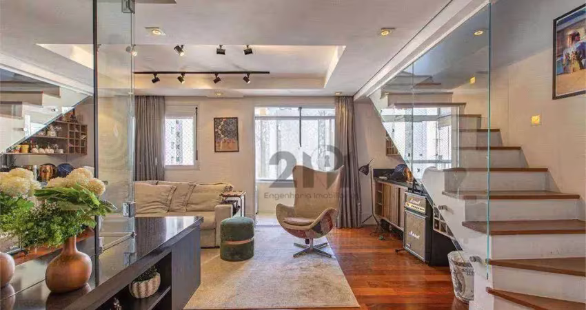 Cobertura com 2 dormitórios à venda, 150 m² por r$ 2.299.900,00 - pompeia - são paulo/sp