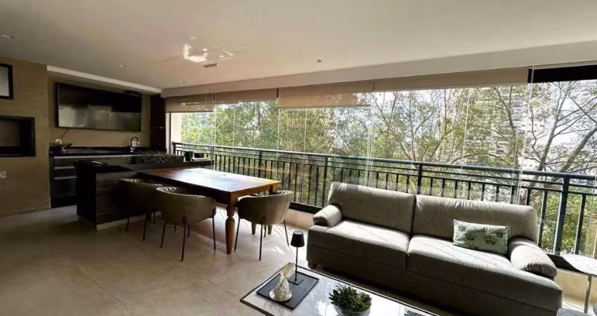 Apartamento com 3 dormitórios à venda, 190 m² por r$ 3.200.000 - jardim marajoara - são paulo/sp