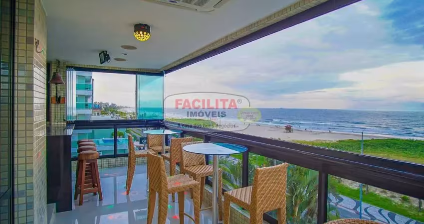 Apartamento com 4 dormitórios à venda, de frente para o mar,  por r$ 6.800.000 - balneário caiobá - matinhos/pr