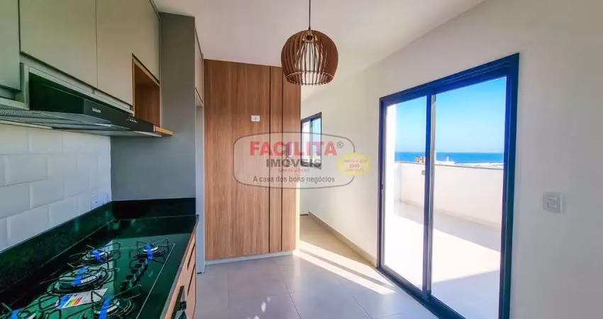 Cobertura com 03 dormitórios,  no balneário gaivotas Matinhos com vista para o mar