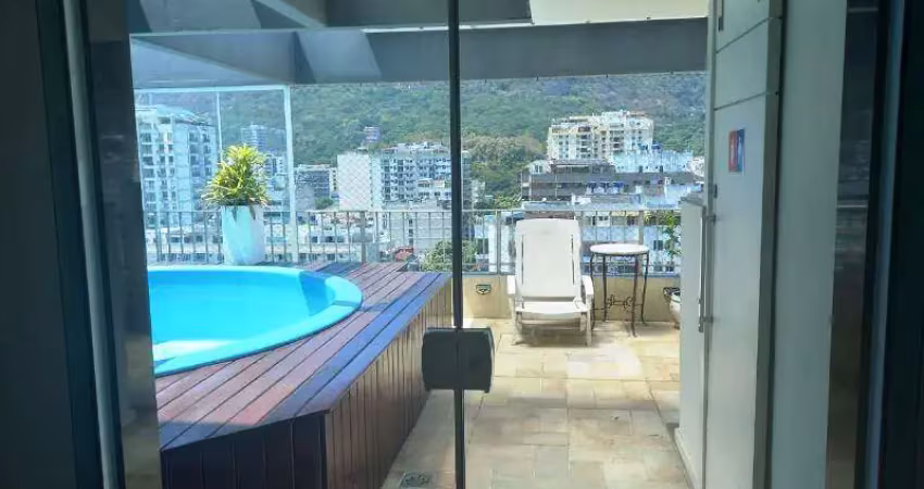 Ótima cobertura duplex 2 qts (1suíte) e dependências em botafogo