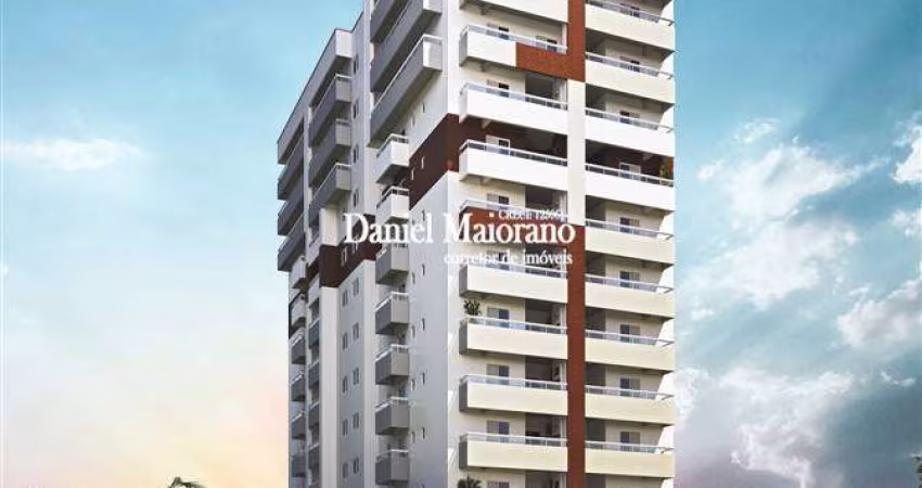 Apto de 2 dorm c/ suíte, 63,44 m² de área útil, 70 METROS da PRAIA. Bairro: Maracanã.