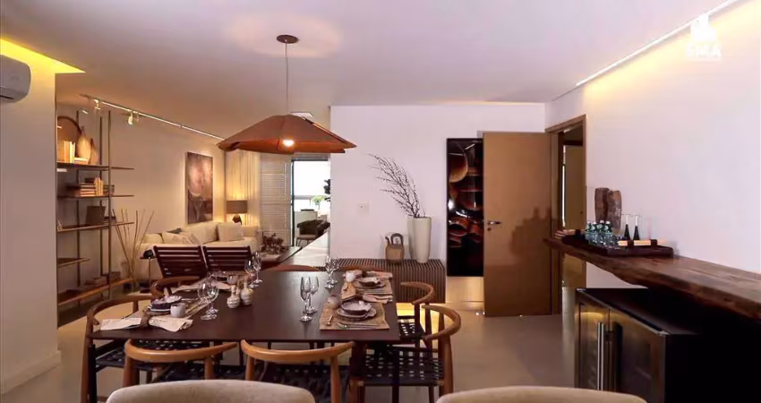 Apto de 3 dorm c/3 suítes, sacada gourmet, lazer completo, 2 vagas. 119 m²  de àrea útil. bairro; canto do forte.