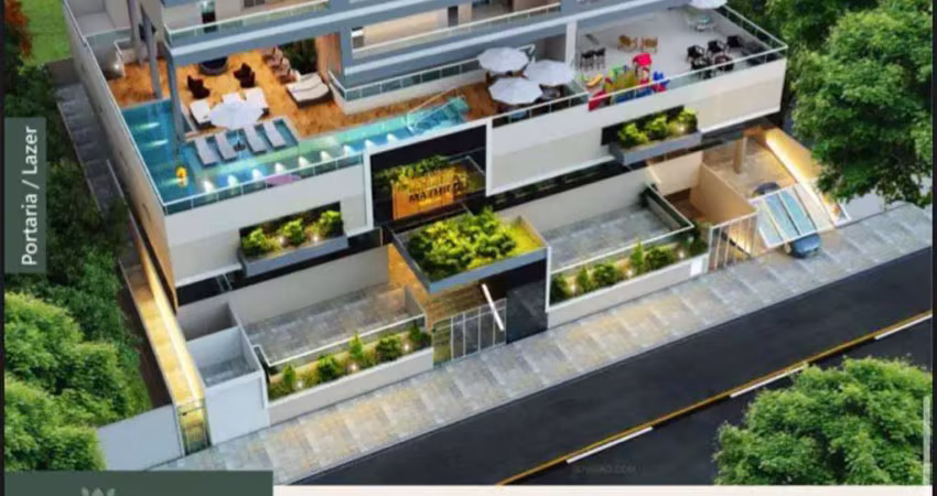 Apto de 2 dorm, sendo 2 suítes, sacada gourmet, 101 m² de área útil. bairro: canto do forte.