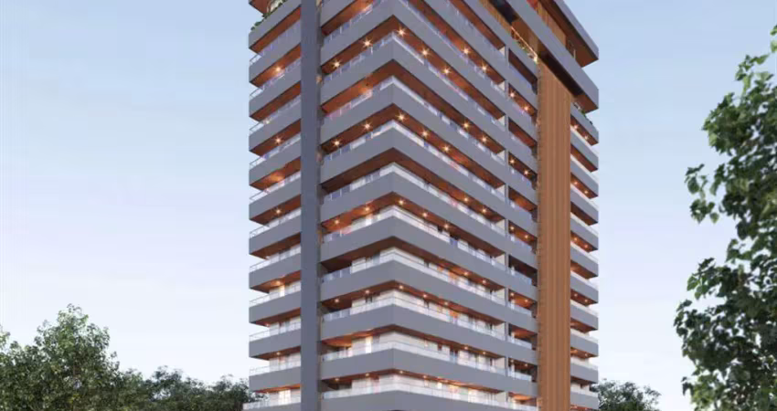 Apto de 2 dorm c/ 2 suítes, 76,92 m² de área útil. bairro: canto do forte.