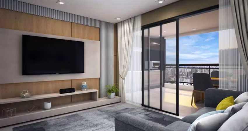Apto de 2 dorm c/ 2 suítes, sacada, 90,11 m² de área útil. bairro: guilhermina.