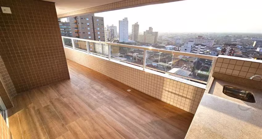 Apto de 2 dorm sendo 2 suítes, ampla sacada, 80 m² de área útil. bairro: tupi.