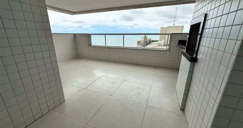 Apto de 2 dorm c/ suíte, vista mar, 2 vagas, 90 m² de área útil. bairro: caiçara.