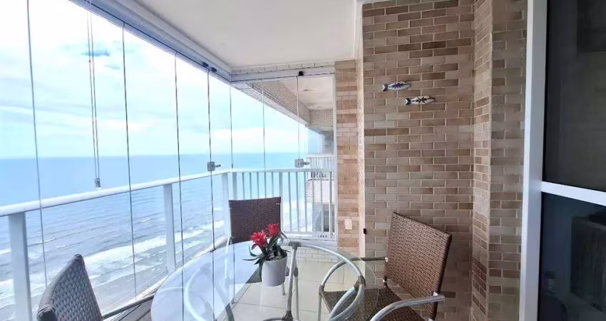 Apto de 2 dorm c/ suíte, vista mar, 70 m² de área úitl. bairro: mirim.