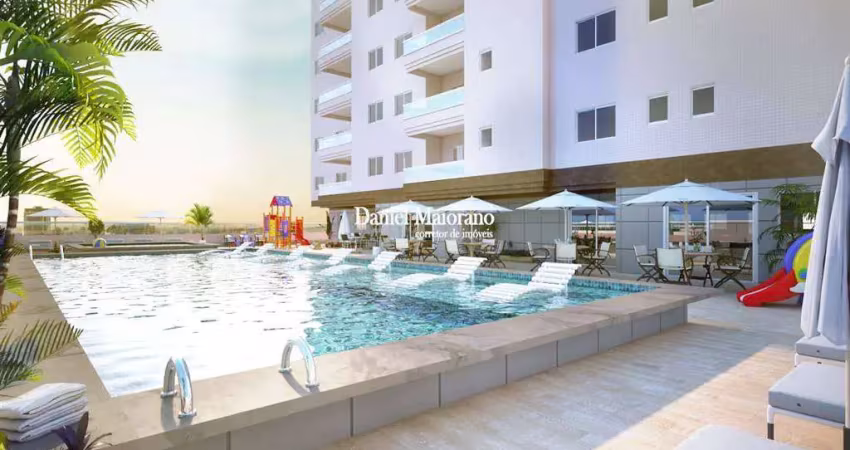 Apto de 2 Dorm c/1 suíte, SACADA GOURMET, LAZER COMPLETO, 70,15 m² de área útil. Bairro: GUILHERMINA.