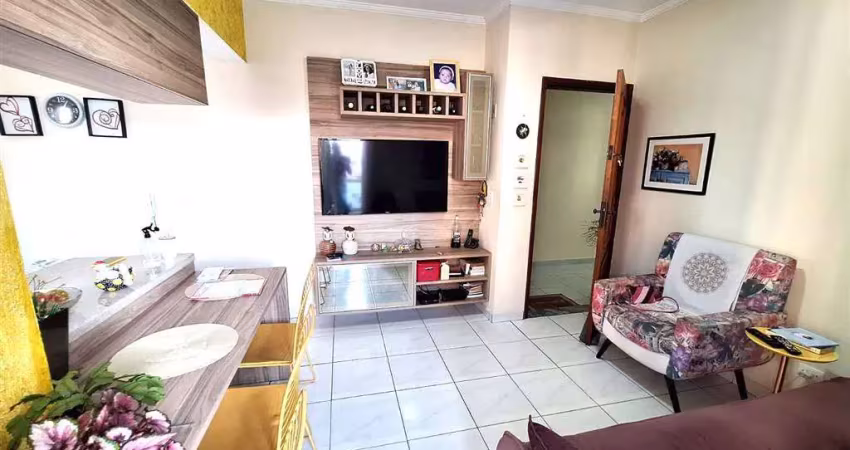 Apto de 1 dorm c/ sacada, 45 m² de área útil. bairro: tupi.