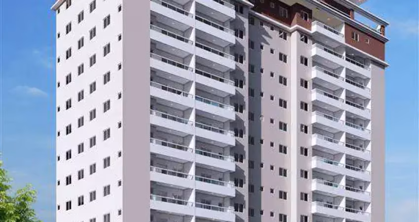Apto de 2 dorm c/ suíte, 60,00 m² de área útil. bairro: canto do forte.