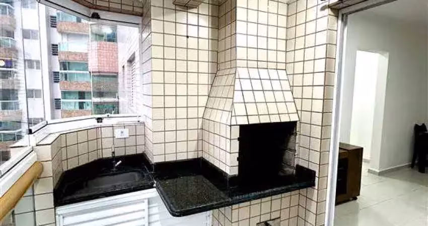 Apto de 1 Dorm, C/ SACADA GOURMET, 49,21 m² de área útil. BAIRRO: TUPI.
