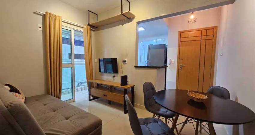 Apto garden 1 dorm, mobiliado, c/ sacada, 53,00 m²  área útil. bairro:  forte.