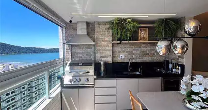 Apto de 3 dorm c/ 3 suítes, vista mar, 2 vagas, 138 m² de área útil. guilhermina.