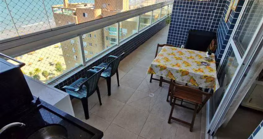 Apto de 3 dorm c/ 3 suítes, ampla vista mar, 2 vagas, bairro: canto do forte.
