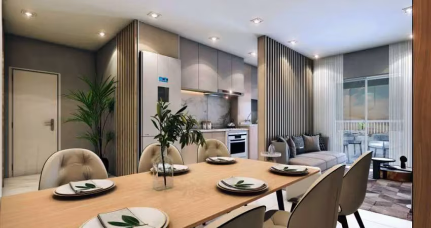Apto de 2 dorm, 49,68 m² de área útil, bairro: aviação.
