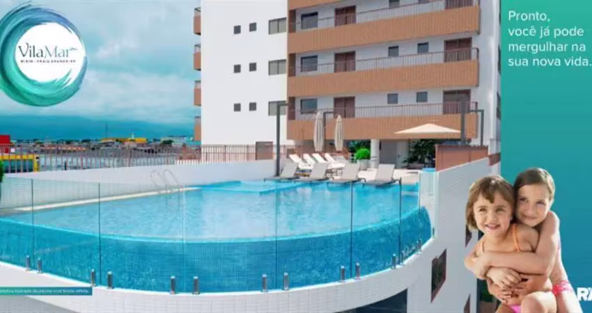 Apto 02 dorms c/ suíte, 77 m² de área útil, lazer completo, 2 vagas de garagem. bairro: vila mirim.